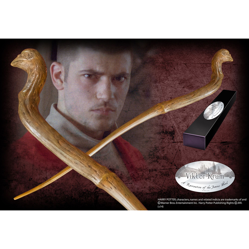 Bacchetta Professor Victor Krum Deluxe Harry Potter