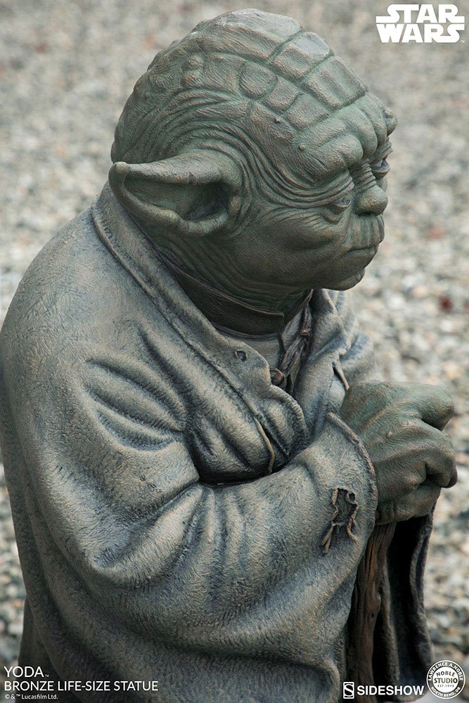 Statua 1:1 in bronzo a grandezza naturale di Star Wars Yoda 79 cm (su prenotazione)