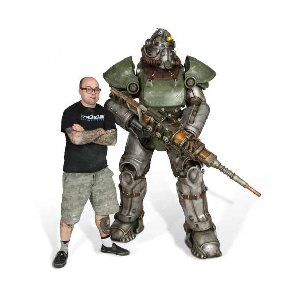 Fallout 4 Statua 1:1 a grandezza naturale T-51b Power Armor 213 cm