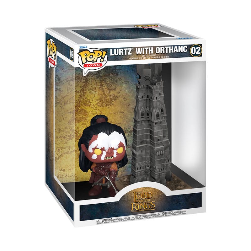 Pop Funko Lurtz con torre LOTR Il Signore degli Anelli