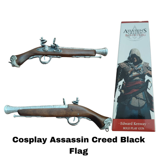 Pistola 1:1 Assassin Creed Black Flag Cosplay Trombone grande