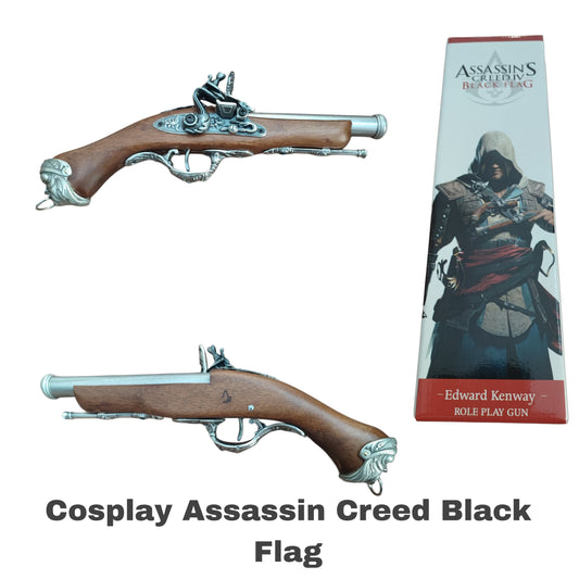 Pistola 1:1 Assassin Creed Black Flag Cosplay Trombone piccolo