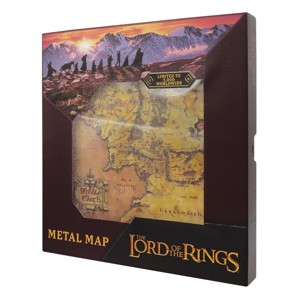 Grembiule Ufficiale Il Signore Degli Anelli SD Toys – Mappa Della Terra Di Mezzo, Unisex, Adulto, Regalo Geek