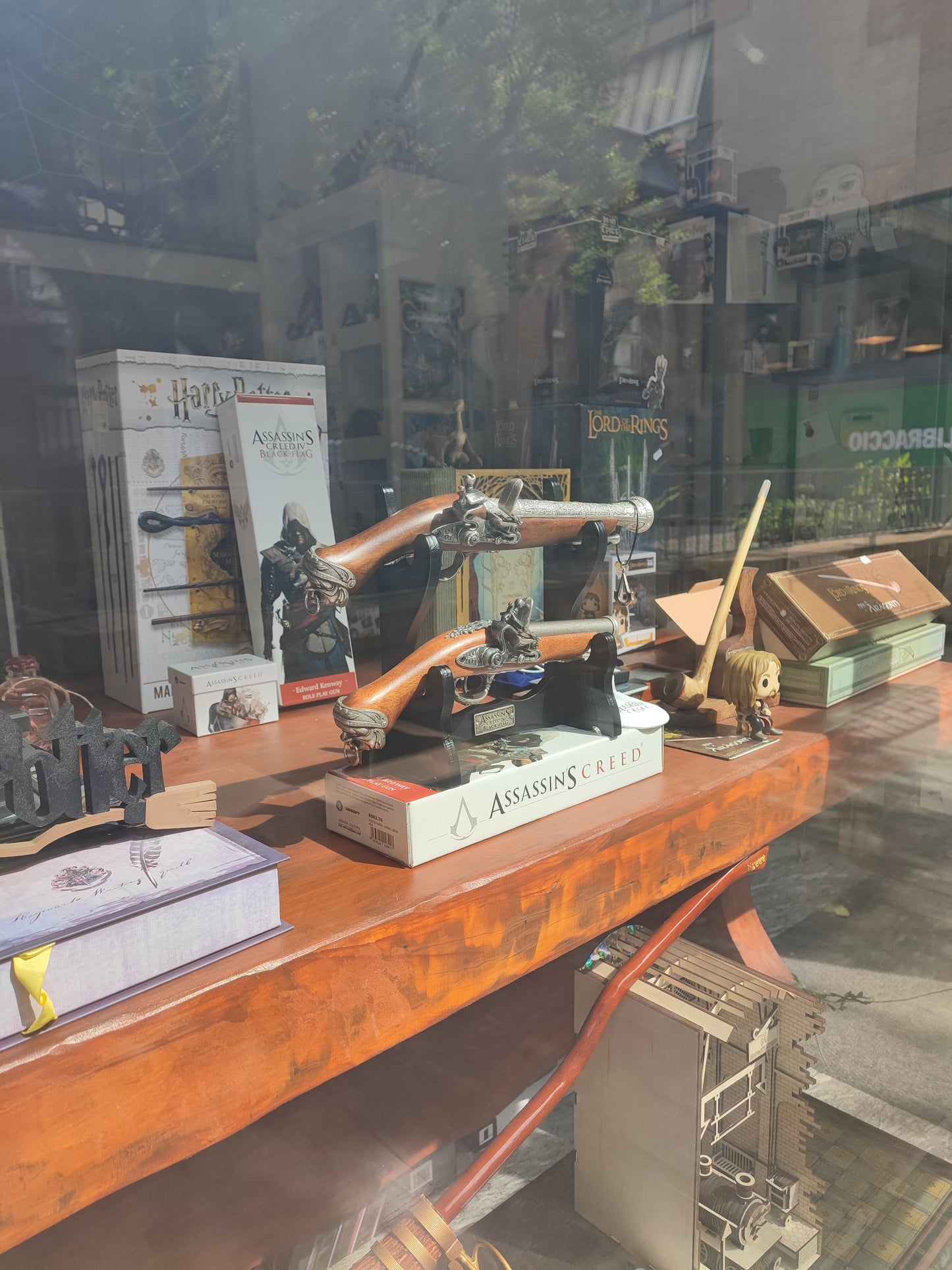 Pistola 1:1 Assassin Creed Black Flag Cosplay Trombone grande