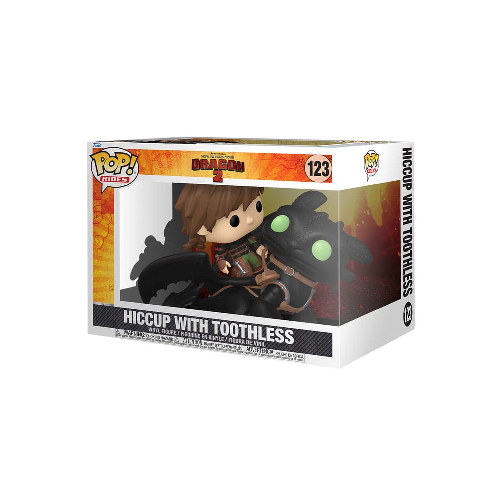 Pop Funko dragon trainer Hiccup con sdentato
