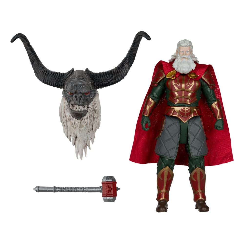 Il Signore degli Anelli: La Guerra dei Rohirrim Action Figures 10 cm Pacco da 4 con troll di Ghiaccio Lotr