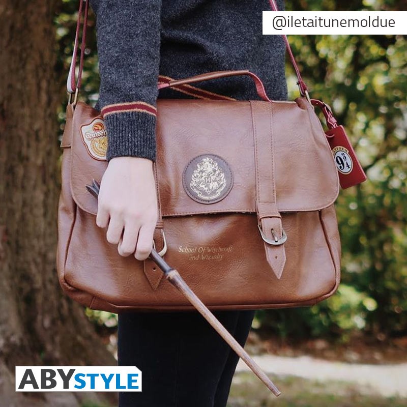 Borsa a Tracolla Vintage Hogwarts Harry Potter
