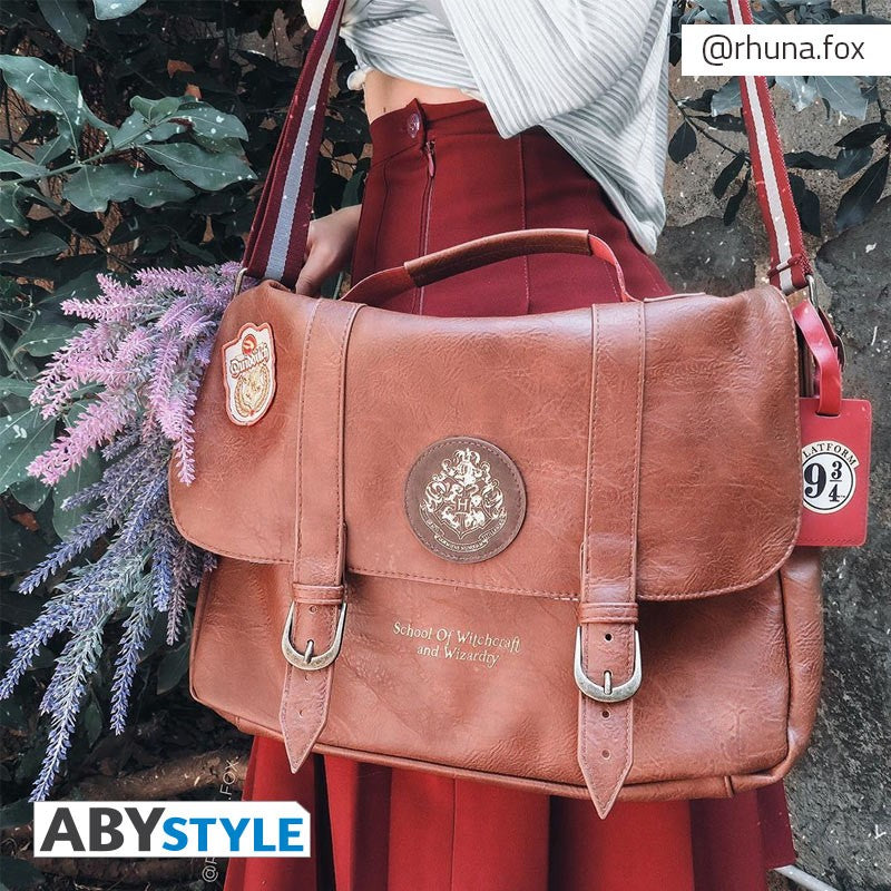 Borsa a Tracolla Vintage Hogwarts Harry Potter