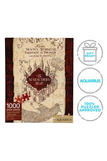Harry Potter Puzzle Mappa del Malandrino (1000 pezzi)