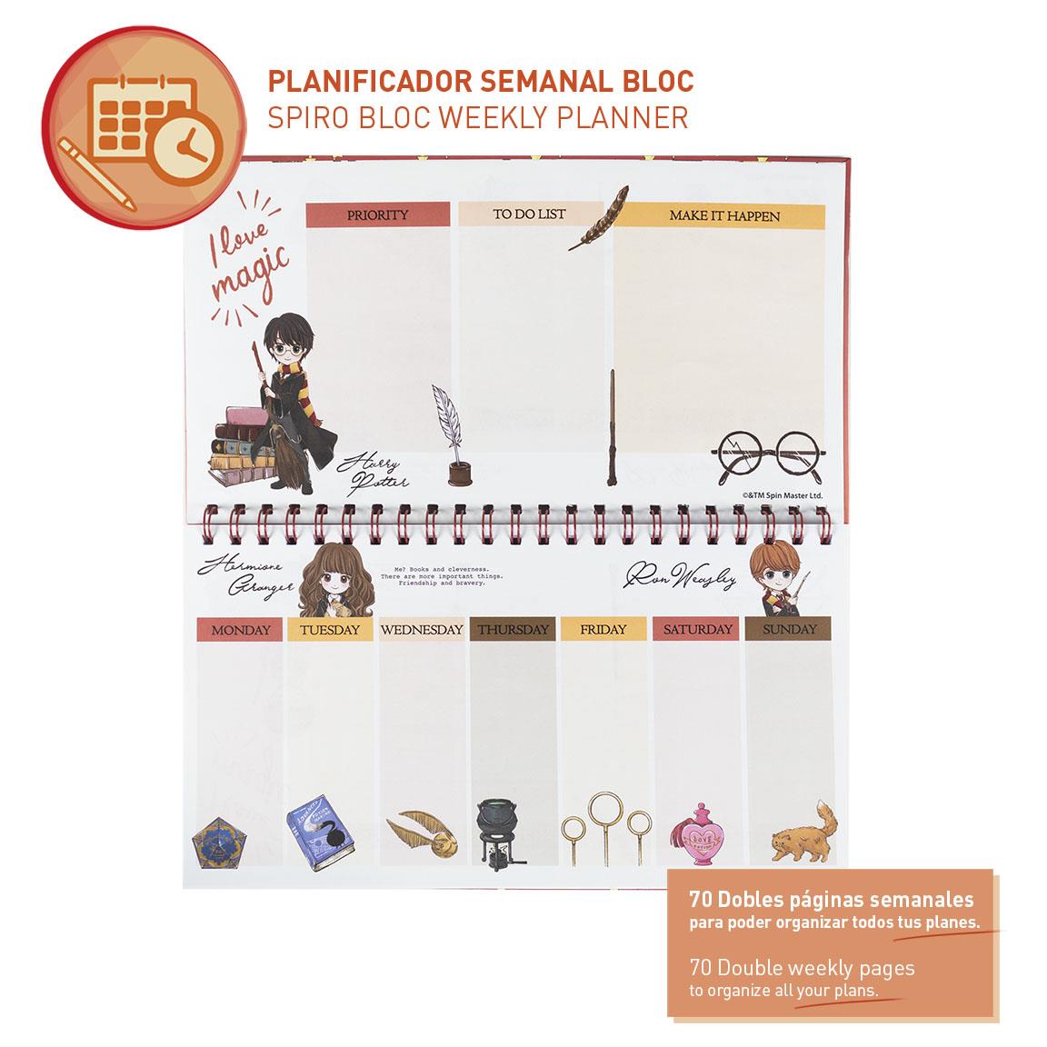 Planner Settimanale Harry Potter