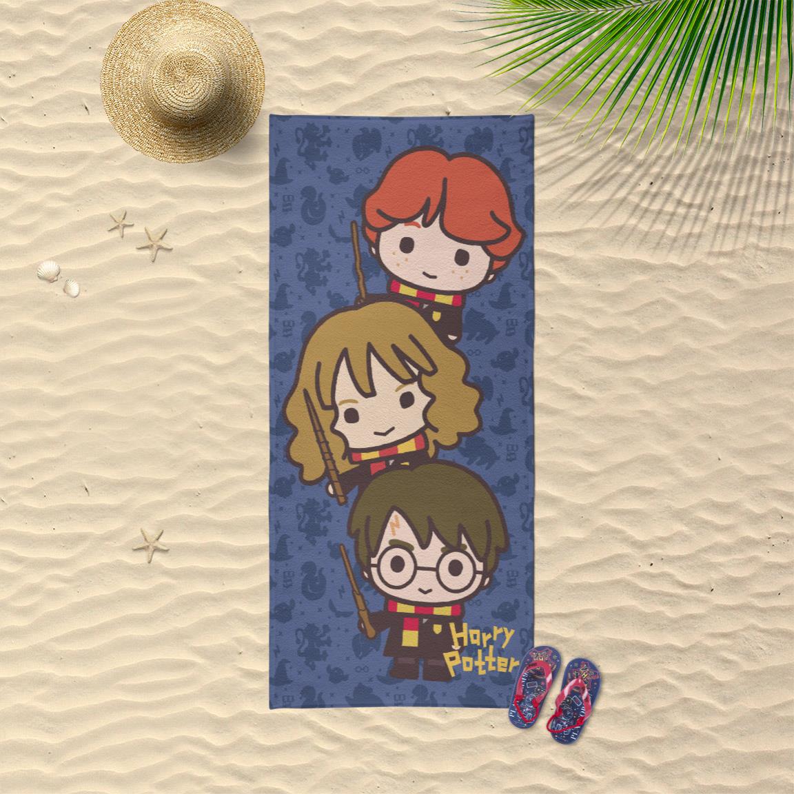 Telo Mare Harry Potter Hermione, Harry e Ron