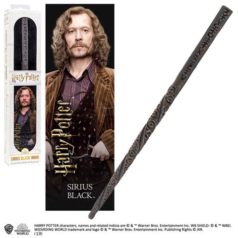 Bacchetta Sirius Black con Segnalibro Harry Potter