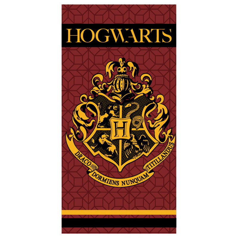 Telo Mare Harry Potter Hogwarts in Microfibra