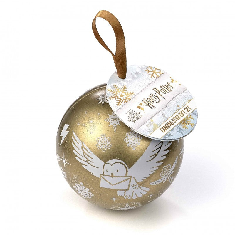Pallina di Natale Harry Potter con orecchini