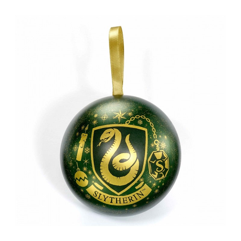 Pallina di Natale Harry Potter con collana Serpeverde