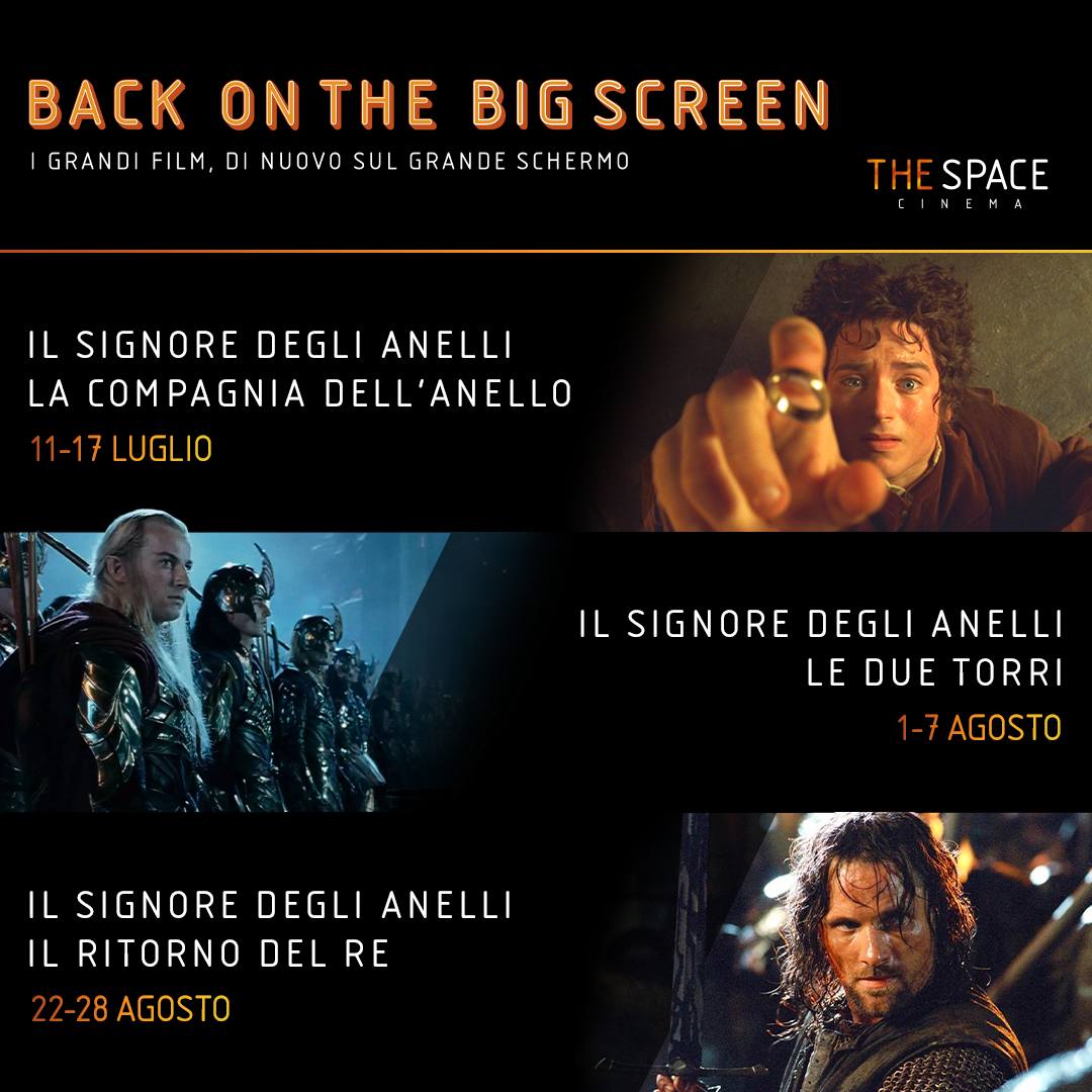 Il Signore degli anelli torna al cinema!!!