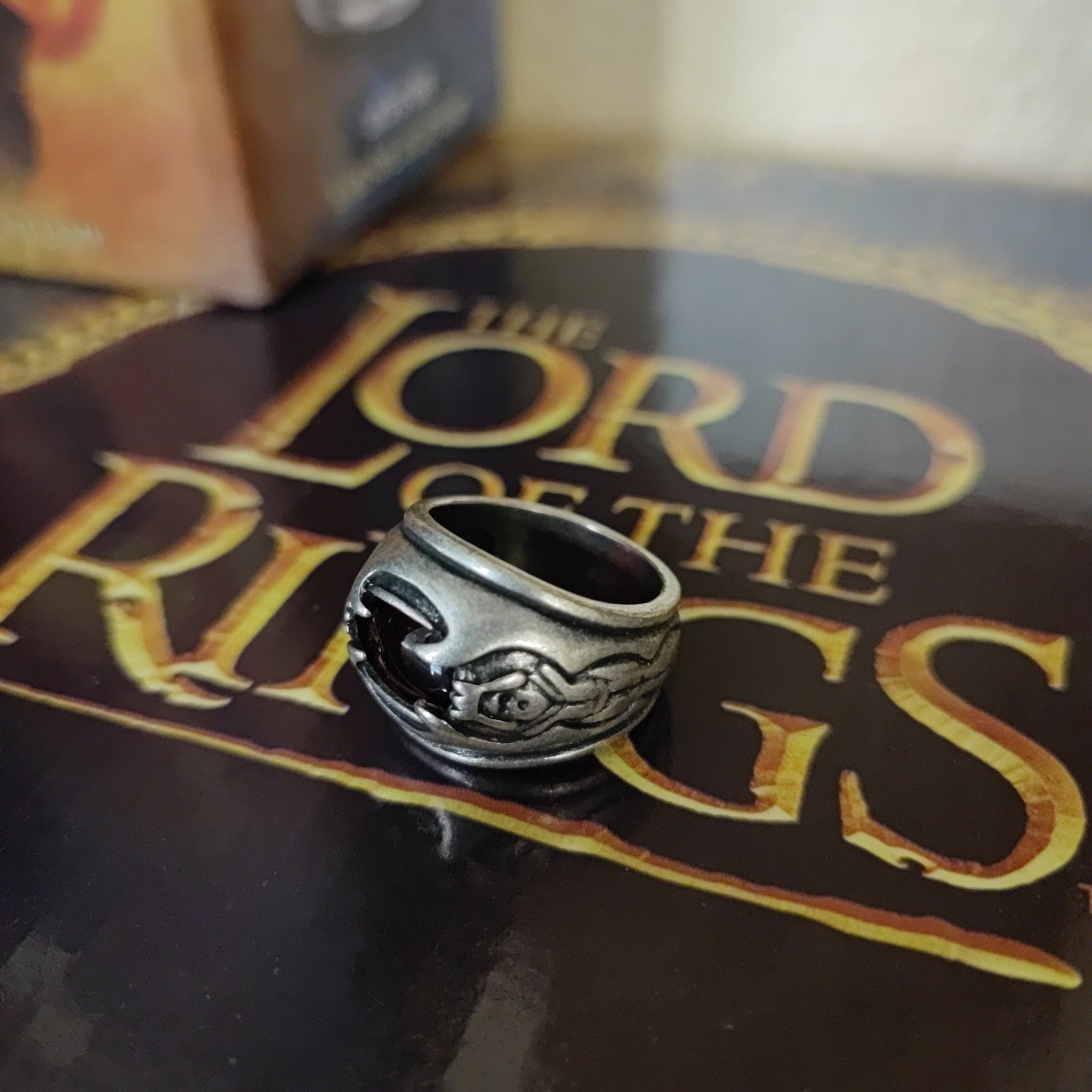 Hobbit Scritta Su Anello Signore Degli Anelli Anello Re Dei Nazgul