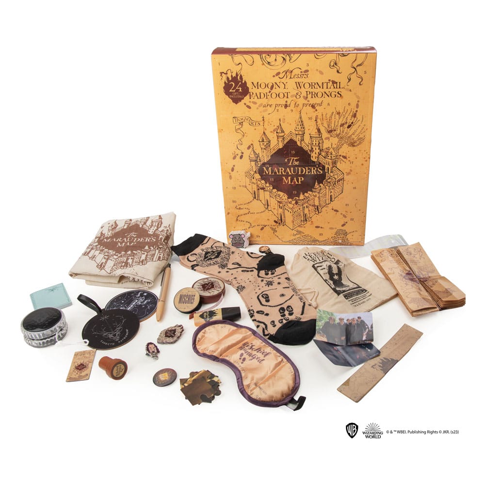 Calendario dell'avvento Mappa del Malandrino Harry Potter 2023