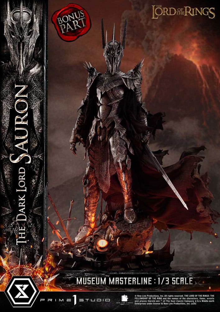 Replica 1:3 Lotr Il signore degli anelli Sauron Museum Edition Sauron Bonus Versione 117 cm