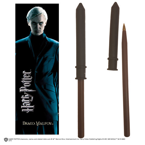 Penna Bacchetta con segnalibro Draco Malfoy Harry Potter