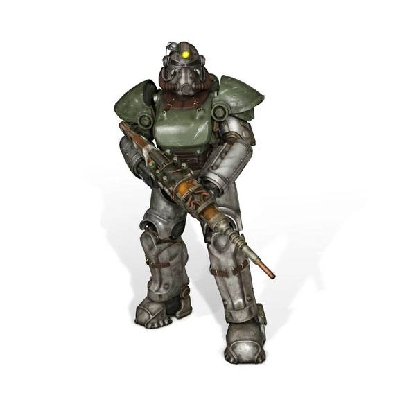 Statua a grandezza naturale T-51b Power Armor 213 cm Fallout 4