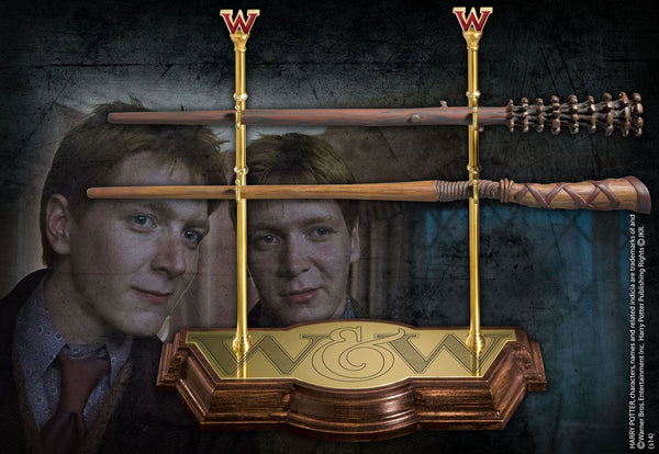 Espositore Fred e George Weasley Deluxe Harry Potter