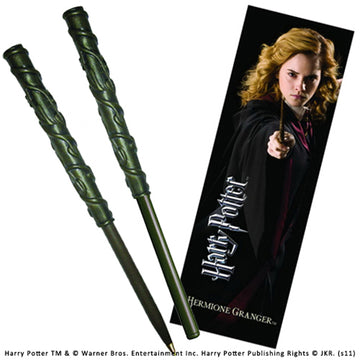Penna Bacchetta con segnalibro Hermione Granger Harry Potter