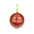 Pallina di Natale Harry Potter Rossa con portachiavi del Cappello parlante