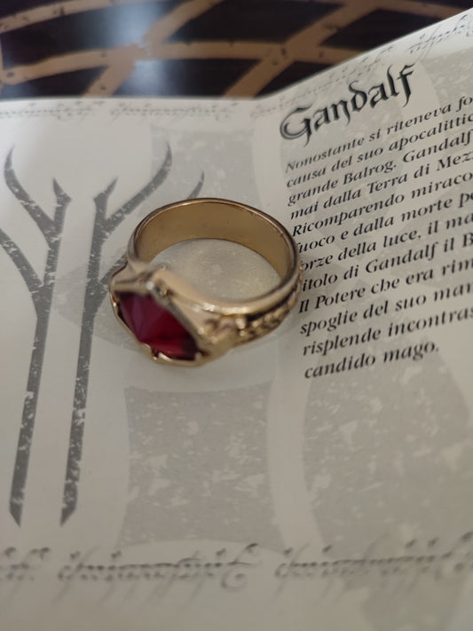 Anello di Gandalf LOTR Il Signore degli Anelli