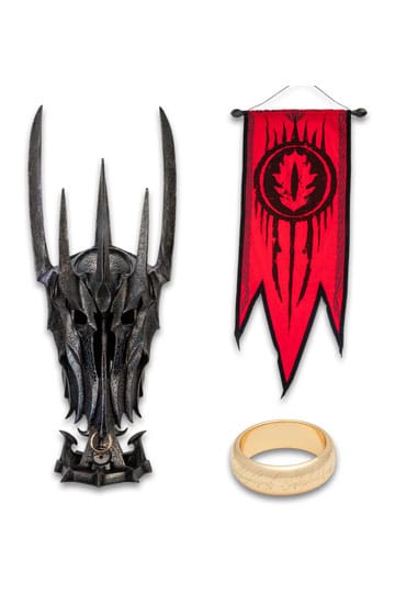 Elmo da guerra Sauron 1:1 76 cm Museum edition Lotr Il signore degli anelli