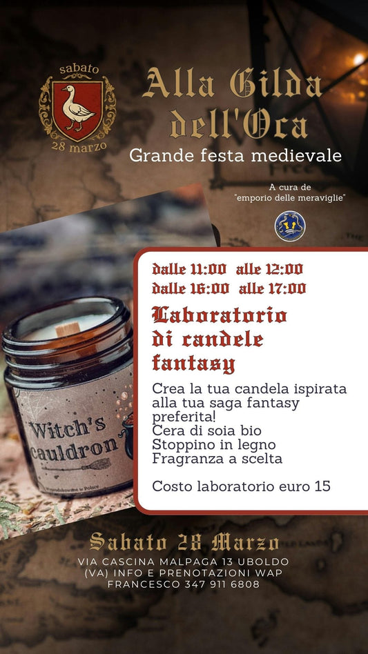 Workshop Laboratorio Candele "alla gilda dell'oca"