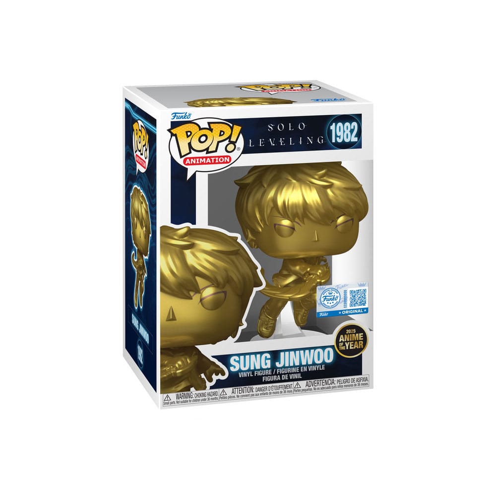 Funko Pop Solo Leveling Sung Jinwoo Gold Special Edition