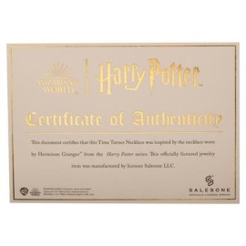 Giratempo Hermione con certificato ufficiale Harry potter