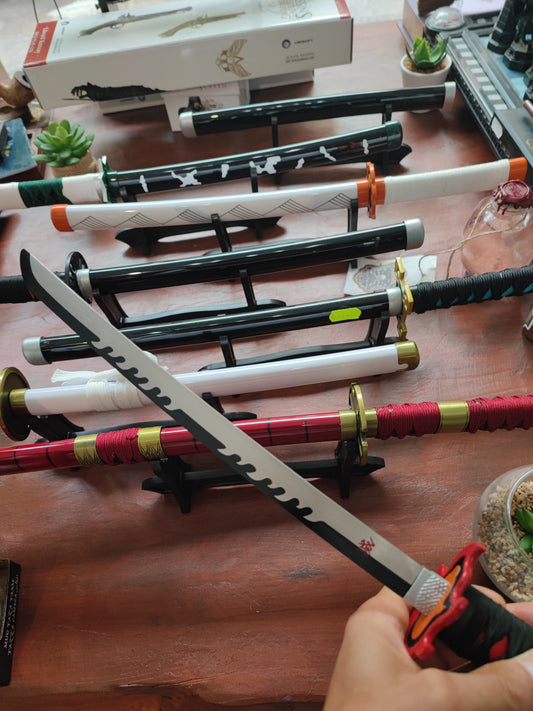 Mini katana Tanjiro Demon Slayer decorativa