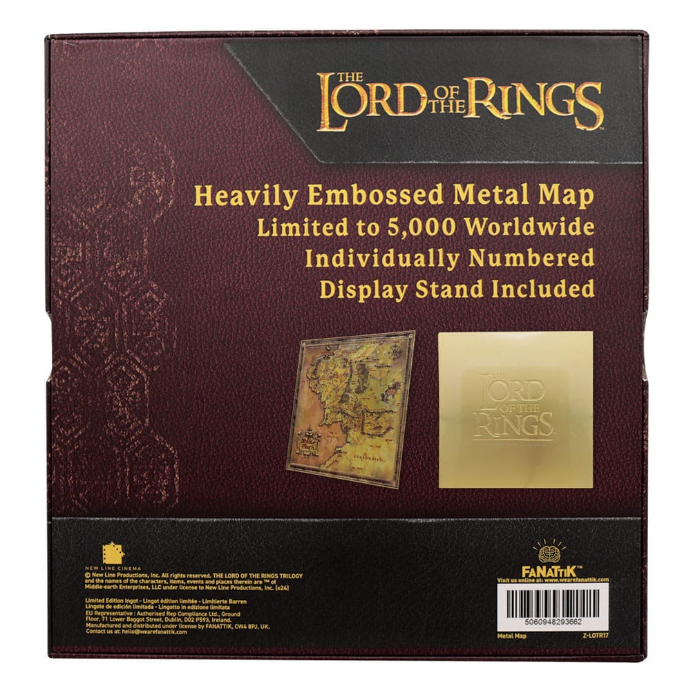 Mappa Lotr Il signore degli anelli Edizione Limitata