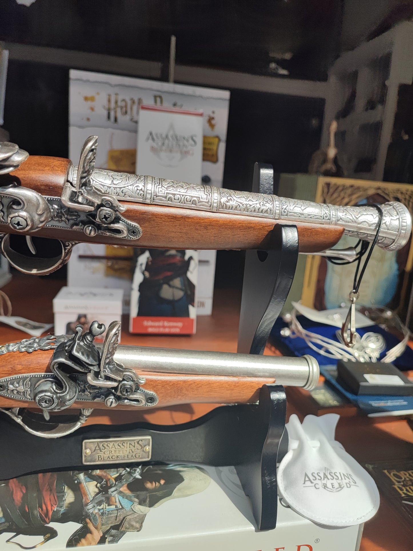 Pistola 1:1 Assassin Creed Black Flag Cosplay Trombone grande
