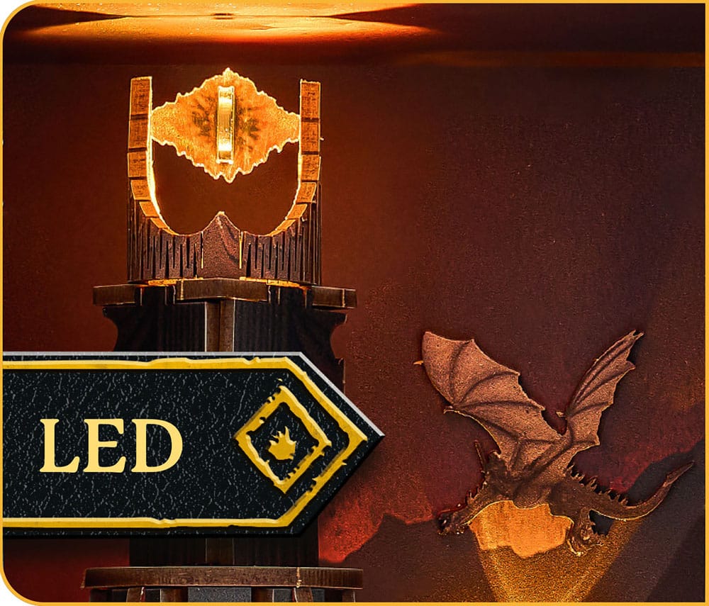 Diorama Lotr Il Signore degli anelli Barad Dur