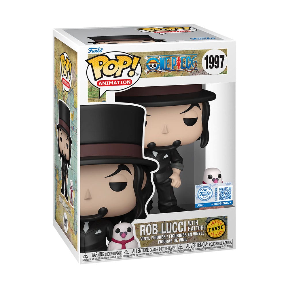 Pop One piece Funko Rob Lucci con Hattori