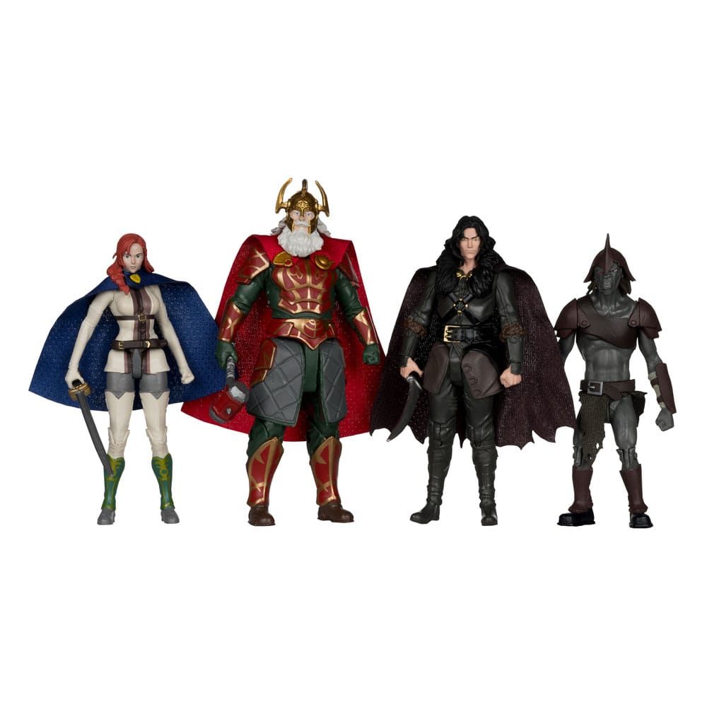 Il Signore degli Anelli: La Guerra dei Rohirrim Action Figures 10 cm Pacco da 4 Figure Lotr