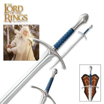 Replica ufficiale 1/1 Glamdring Spada di Gandalf 121 cm LOTR Il Signore degli Anelli