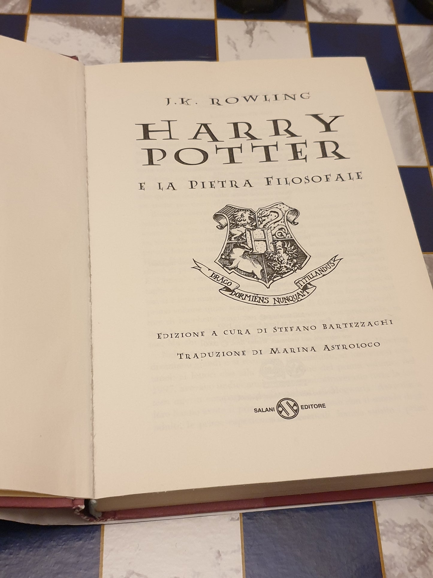 Libro Harry Potter e la pietra filosofale Edizione Castello