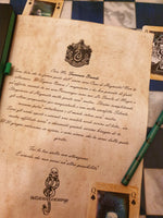 Lettera Hogwarts Personalizzata Serpeverde Harry Potter