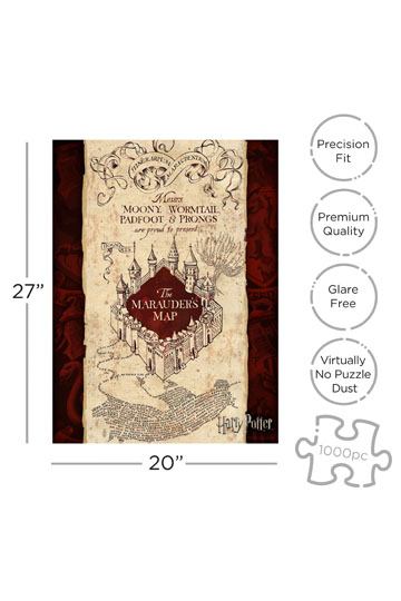 Harry Potter Puzzle Mappa del Malandrino (1000 pezzi)