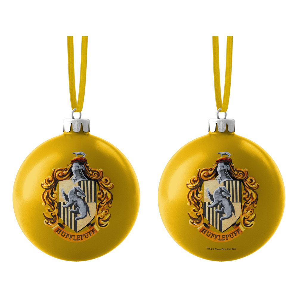 Pallina di Natale Harry Potter Tassorosso