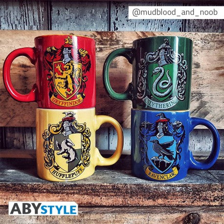 Set Tazza Harry Potter Espresso x2 Serpeverde e Tassorosso