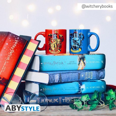 Set Tazza Harry Potter Espresso x2 Grifondoro e Corvonero