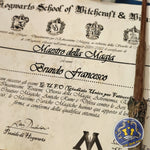 Diploma di Magia Hogwarts G.U.F.O personalizzato Harry Potter