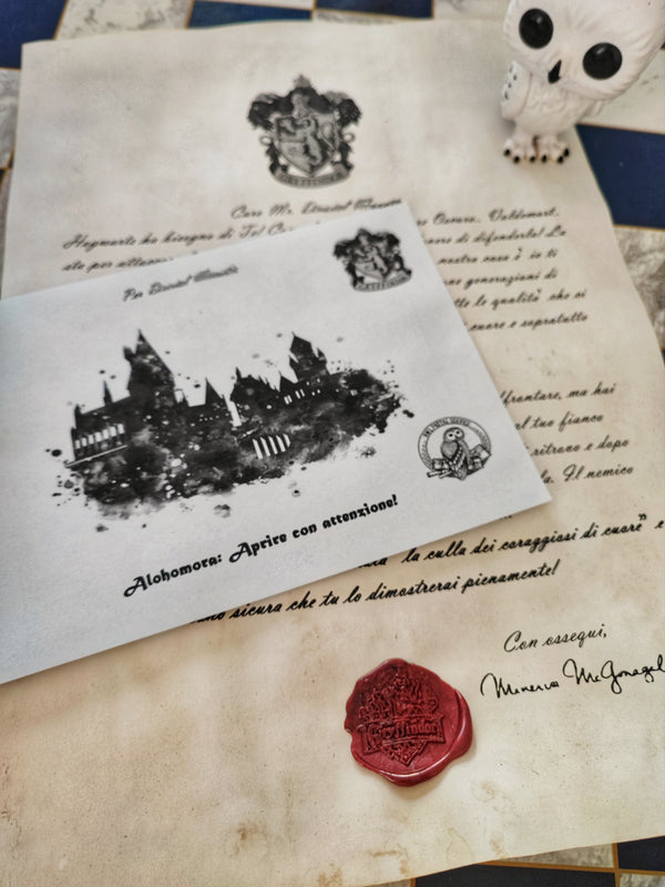 Lettera Hogwarts Personalizzata Grifondoro Harry Potter