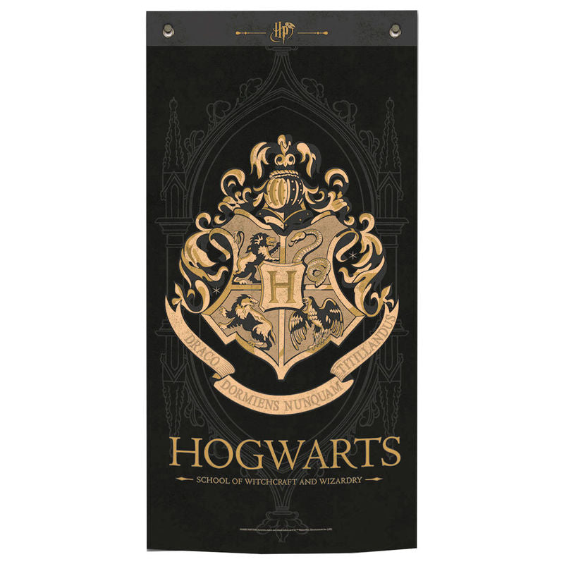 Wall Banner Hogwarts Harry Potter Black