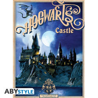 Set 2 Maxi Poster Retrò Hogwarts/Diagon Harry Potter